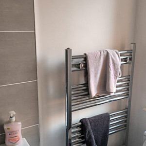 Ensuite refurb radiator before