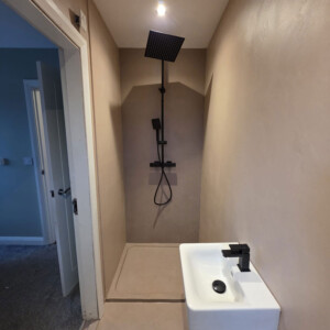 Ensuite refurb shower cubical after